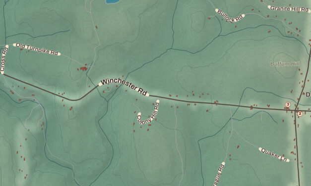 Beautifully Detailed Map of Richmond, New Hampshire