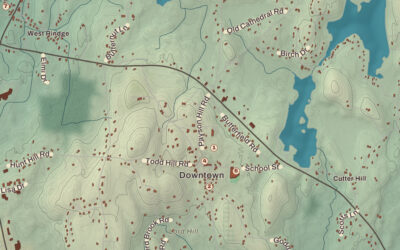 Beautifully Detailed Map of Rindge, New Hampshire