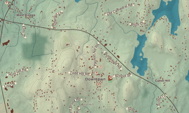 Beautifully Detailed Map of Rindge, New Hampshire