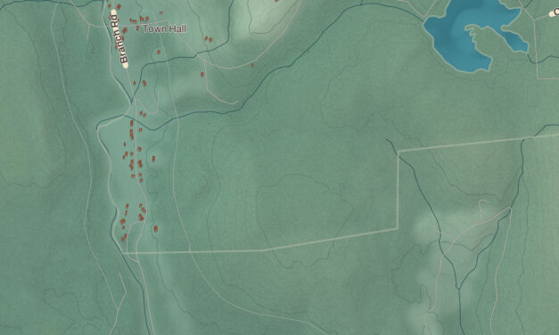 Beautifully Detailed Map of Roxbury, New Hampshire