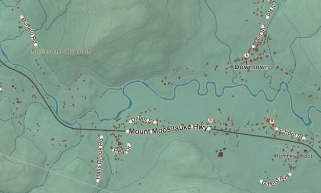 Beautifully Detailed Map of Rumney, New Hampshire