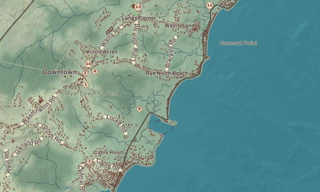 Beautifully Detailed Map of Rye, New Hampshire