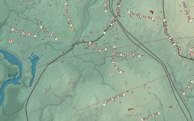 Beautifully Detailed Map of Sanbornton, New Hampshire