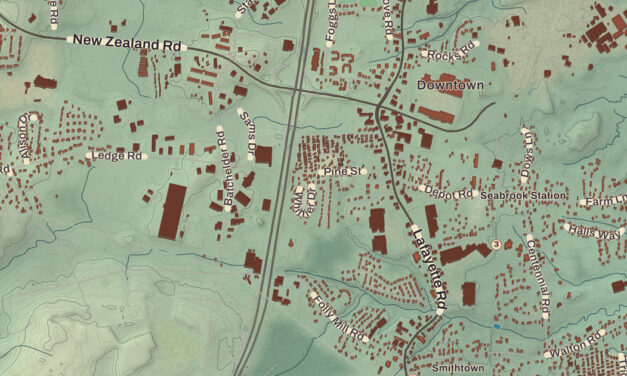 Beautifully Detailed Map of Seabrook, New Hampshire