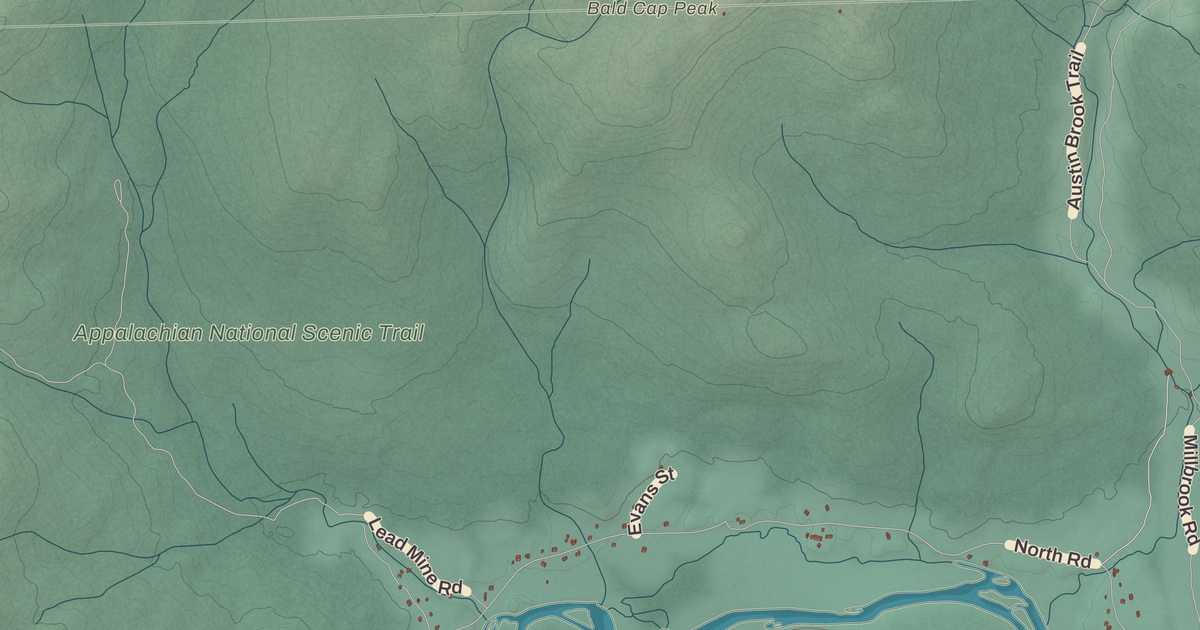 Beautifully Detailed Map of Shelburne, New Hampshire