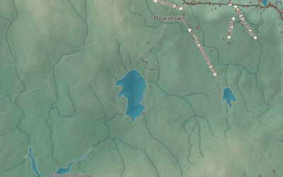 Beautifully Detailed Map of Stoddard, New Hampshire