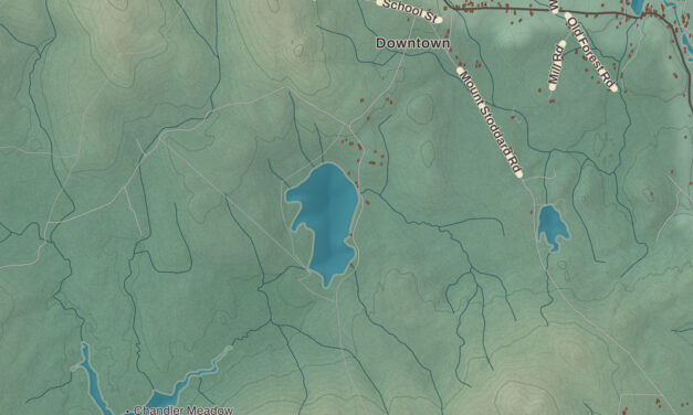 Beautifully Detailed Map of Stoddard, New Hampshire