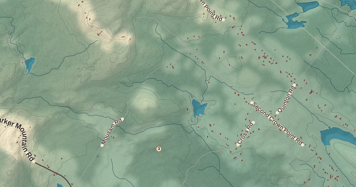 Beautifully Detailed Map of Strafford, New Hampshire