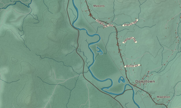 Beautifully Detailed Map of Stratford, New Hampshire