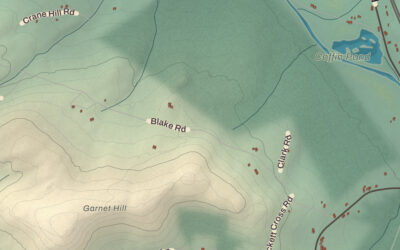 Beautifully Detailed Map of Sugar Hill, New Hampshire