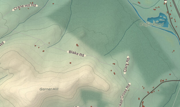 Beautifully Detailed Map of Sugar Hill, New Hampshire