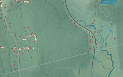 Beautifully Detailed Map of Surry, New Hampshire