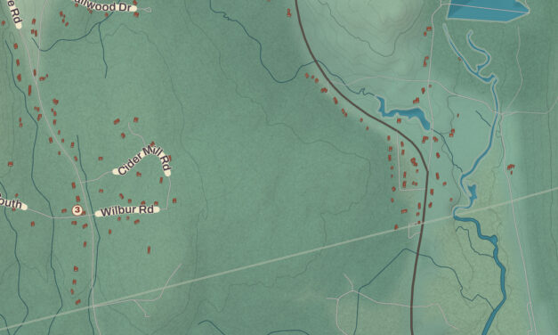 Beautifully Detailed Map of Surry, New Hampshire