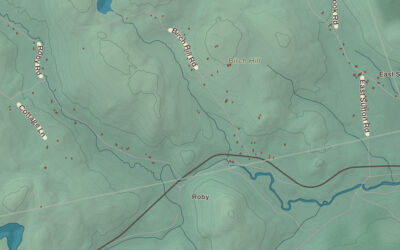 Beautifully Detailed Map of Sutton, New Hampshire