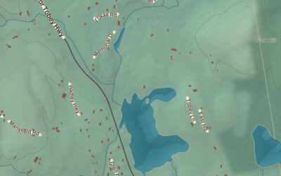 Beautifully Detailed Map of Temple, New Hampshire
