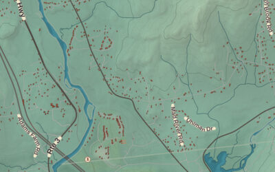 Beautifully Detailed Map of Thornton, New Hampshire