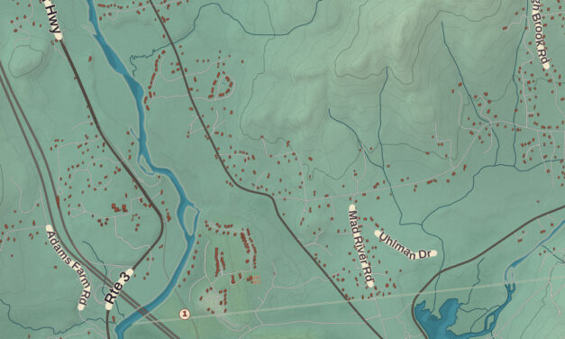 Beautifully Detailed Map of Thornton, New Hampshire