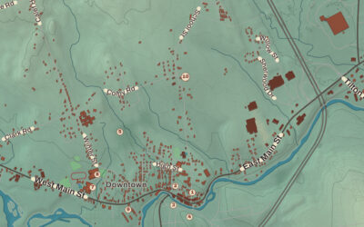 Beautifully Detailed Map of Tilton, New Hampshire