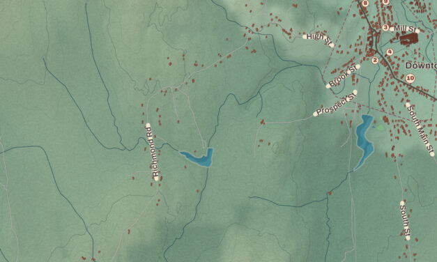 Beautifully Detailed Map of Troy, New Hampshire