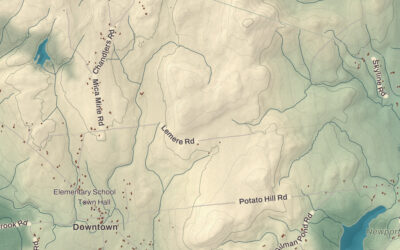 Beautifully Detailed Map of Unity, New Hampshire