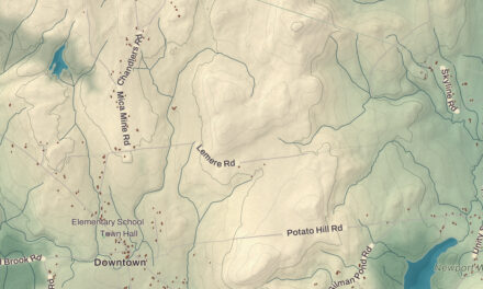 Beautifully Detailed Map of Unity, New Hampshire