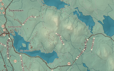 Beautifully Detailed Map of Wakefield, New Hampshire