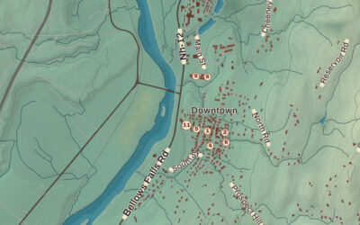 Beautifully Detailed Map of Walpole, New Hampshire