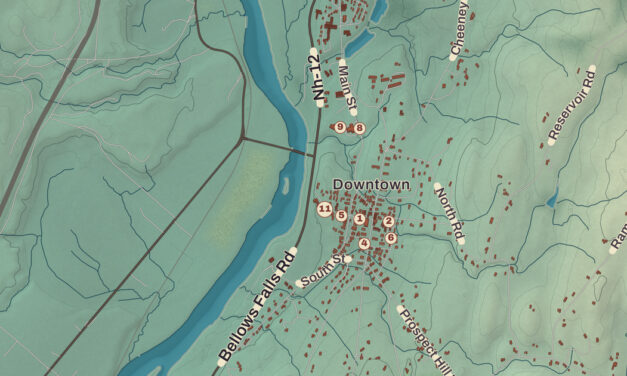 Beautifully Detailed Map of Walpole, New Hampshire