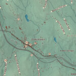 Beautifully Detailed Map of Warner, New Hampshire