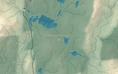 Beautifully Detailed Map of Washington, New Hampshire