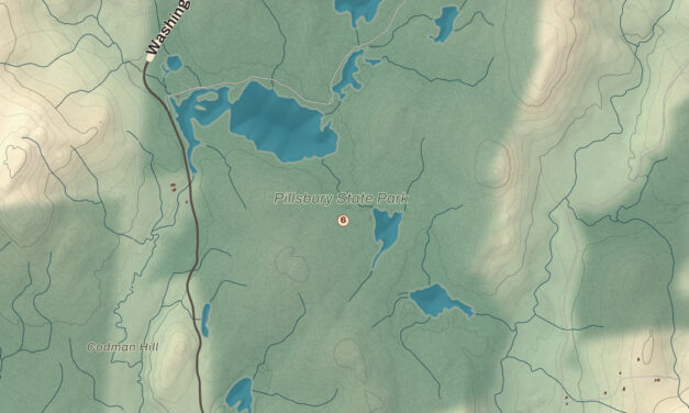 Beautifully Detailed Map of Washington, New Hampshire