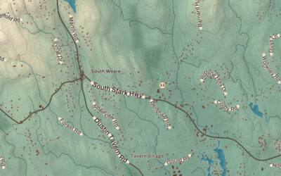 Beautifully Detailed Map of Weare, New Hampshire