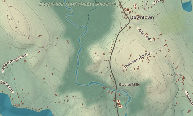 Beautifully Detailed Map of Webster, New Hampshire