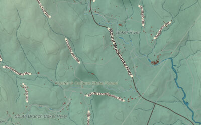 Beautifully Detailed Map of Wentworth, New Hampshire