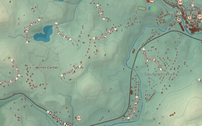 Beautifully Detailed Map of Wilton, New Hampshire