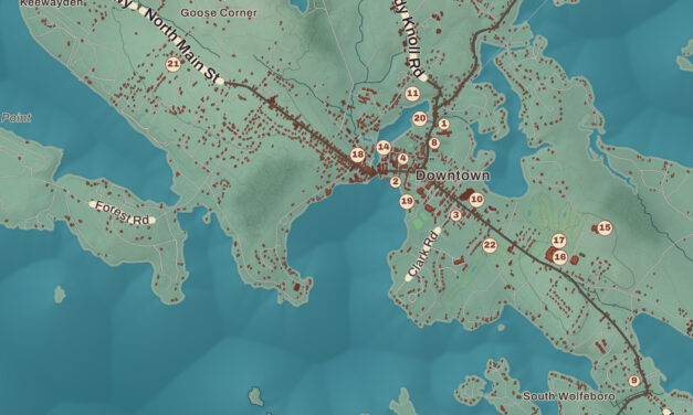 Beautifully Detailed Map of Wolfeboro, New Hampshire