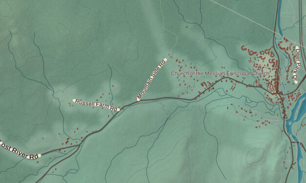 Beautifully Detailed Map of Woodstock, New Hampshire