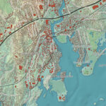 Beautifully Detailed Map of Norwalk, Connecticut