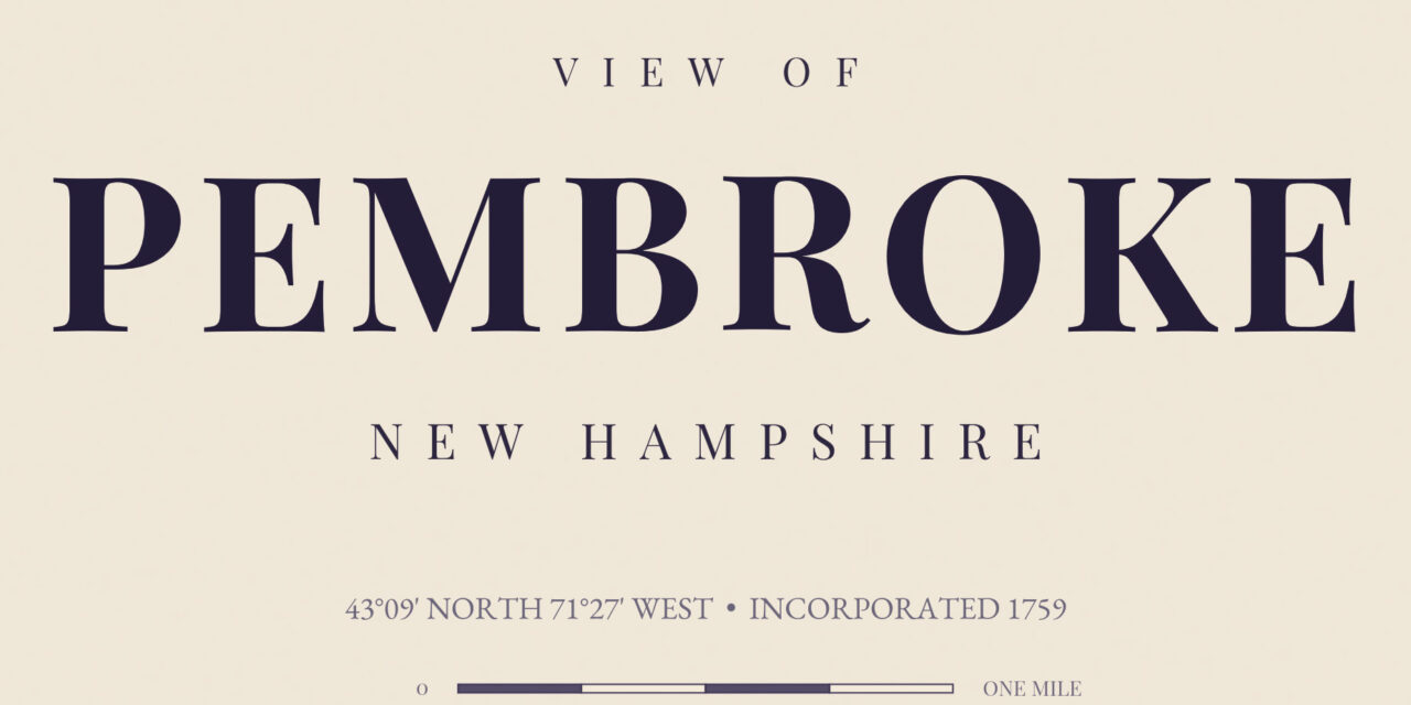 Beautifully Detailed Map of Pembroke, New Hampshire