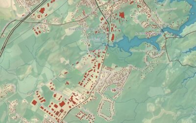 Beautifully Detailed Map of Portsmouth, New Hampshire