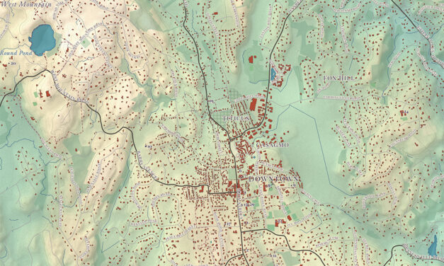 Beautifully Detailed Map of Ridgefield, Connecticut
