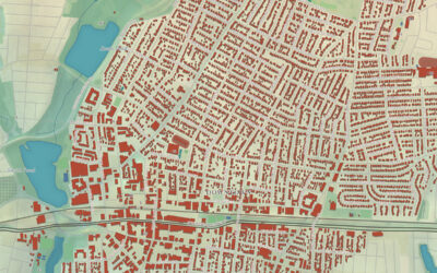 Beautifully Detailed Map of Rockville Centre, New York
