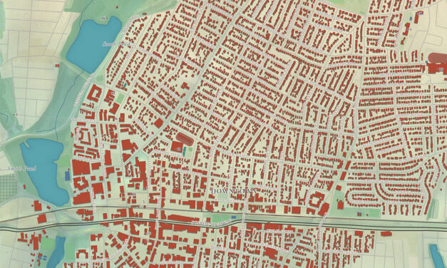 Beautifully Detailed Map of Rockville Centre, New York