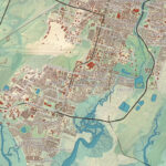 Beautifully Detailed Map of Savannah, Georgia