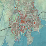 Beautifully Detailed Map of Stamford, Connecticut