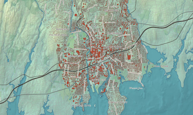 Beautifully Detailed Map of Stamford, Connecticut