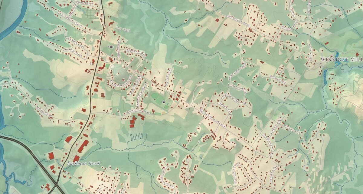 Beautifully Detailed Map of Stratham, New Hampshire