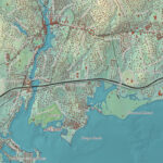 Beautifully Detailed Map of Westport, Connecticut