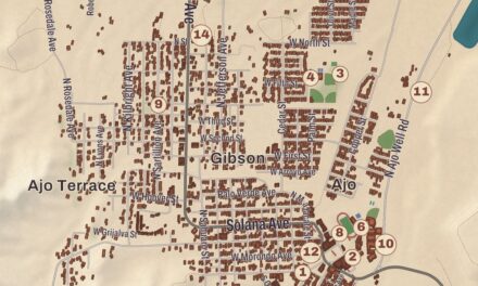 Beautifully Detailed Map of Ajo, Arizona