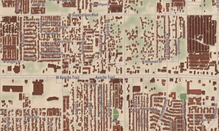 Beautifully Detailed Map of Apache Junction, Arizona